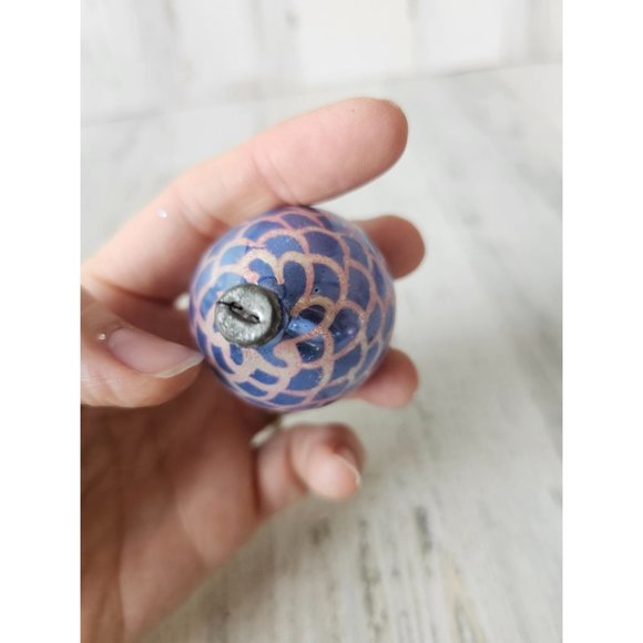 Unique vintage reflector ball mini ornament mermaid Xmas tree - Picture 7 of 10